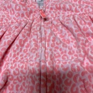 6 mo Carter’s velour sleeveless zip hoodie